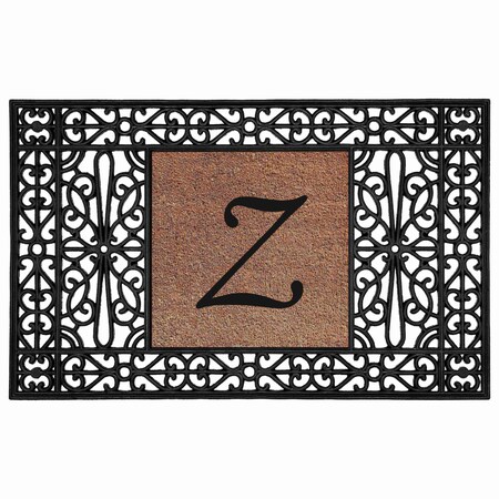 Monogram Door Mat, Coir, Black, Natural, 30 in W x 48 in L